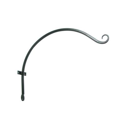 The Hookery Curved Hanger Upturn Hook 18 in. Black