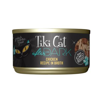 Tiki Cat After Dark Wet Cat Food Chicken 2.8 oz.