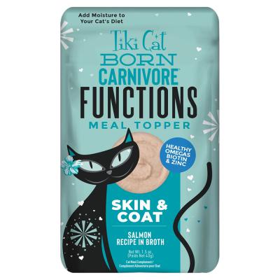 Tiki Cat Functions Meal Topper Skin & Coat Salmon 1.5 oz