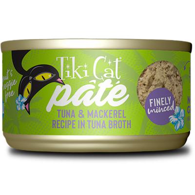 Tiki Cat Luau Ahi Tuna and Mackerel Pate 2.8 oz.