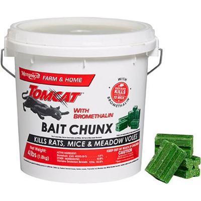 Tomcat w/Bromethalin Bait Chunx Pail 4 lb.