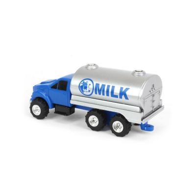 TOMY ERTL 47493 1/64 Collect N Play Blue Tandem Milk Tank Truck