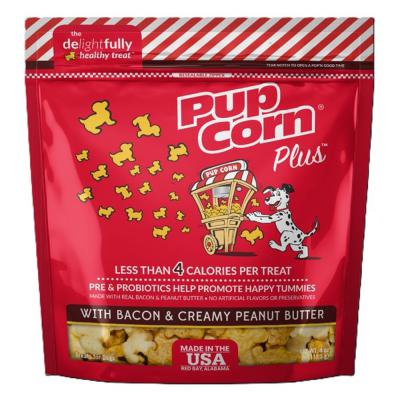 Pupcorn Plus Dog Treats Bacon & Peanut Butter