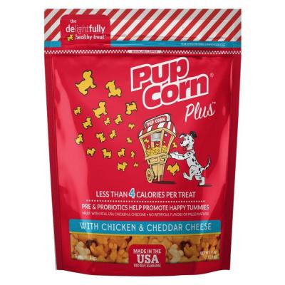 Pupcorn Plus Dog Treats Chicken & Cheddar Cheese