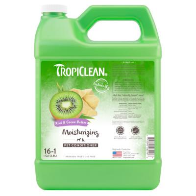 TropiClean Kiwi & Cocoa Butter Moisturizing Conditioner for Pets 1 gallon