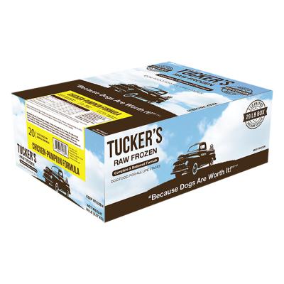 Tuckers Raw Frozen Chicken & Pumpkin Formula Dog Food 20 lb.