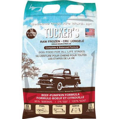 Tuckers Raw Frozen Beef & Pumpkin 6 lb.