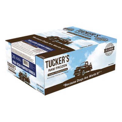 Tuckers Raw Frozen Pork & Bison Formula Dog Food 20 lb.