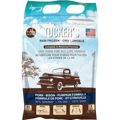 Tuckers Raw Frozen Pork, Bison & Pumpkin 6 lb.