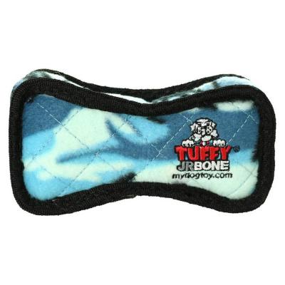 Tuffy Jr Bone 2 Durable Squeaky Soft Dog Toy