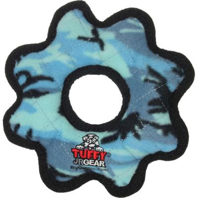 Tuffy Jr Gear Ring Durable Squeaky Soft Dog Toy