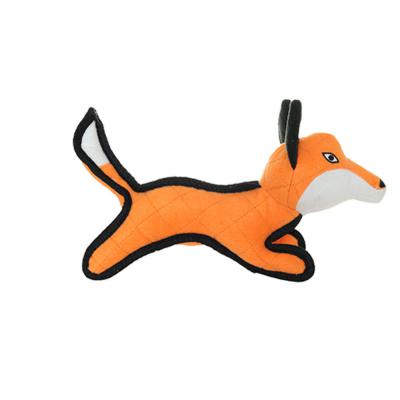 Tuffy Jr Zoo Fox Durable Dog Toy Reg