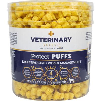 Veterinary Select Puffs Digest/Weight Dog Treats Chicken 20 oz.