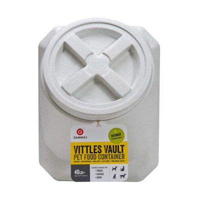 Vittles Vault Outback Stackable Pet Food Container White 40 lb.