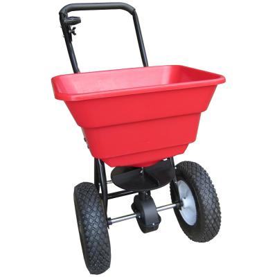 Vulcan Broadcast Spreader 12 ft. W Spread 80 lb. Capacity Steel Frame Poly Hopper Black Hopper