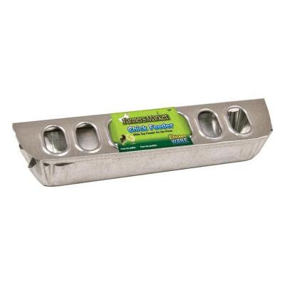 Ware 2 in. 1 Slide Top Chick Feeder Metal 4 x 12 x 2.5 in.