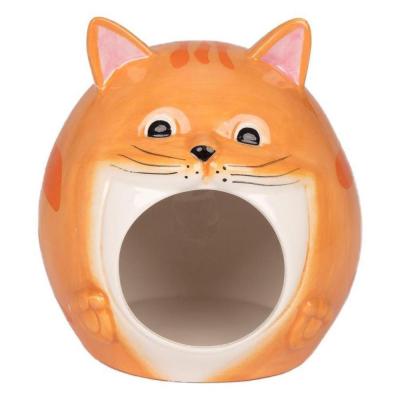 Ware Tabby Cat Hamster Hideout Ceramic