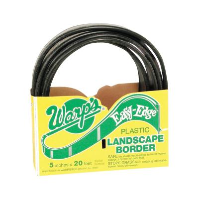 Warp's Easy Edge Landscape Border 20 ft. x 5 in. Plastic/Polyethylene Black