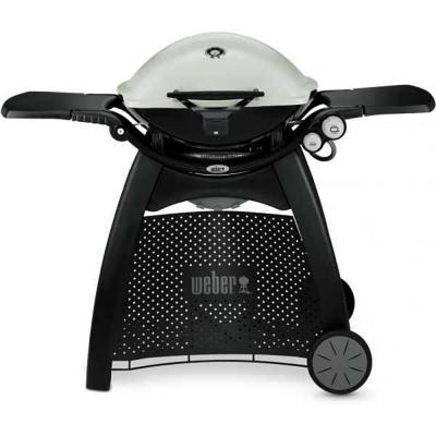 Weber Q 3200 Gas Grill LP With Cart Titanium