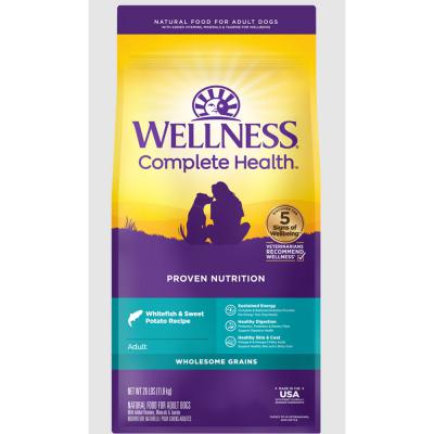 Wellness Complete Health Adult Dry Dog Food Whitefish & Sweet Potato Recipe 26 lb.