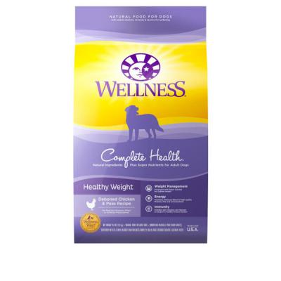 Wellness Complete Health Dry Dog Food Healthy Weight Deboned Chicken & Peas Recipe 24 lb.