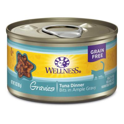 Wellness Complete Health Gravies Grain Freened Cat Food Tuna Dinner 3 oz.