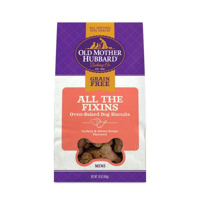 Wellness Old Mother Hubbard All The Fixins Grain Free Natural Mini Oven-Baked Biscuits Dog Treats 16 oz.