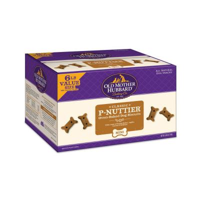 Wellness Old Mother Hubbard Classic P-Nuttier Natural Mini Oven-Baked Biscuits Dog Treats 6 lb.