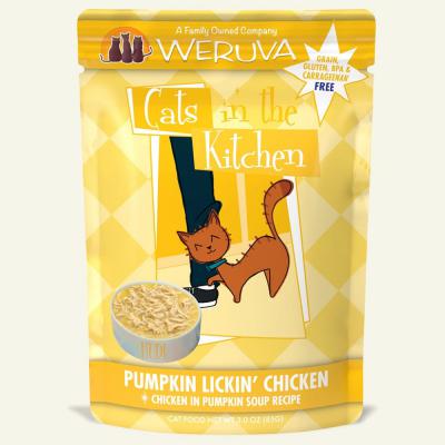 Weruva Cats In The Kitchen Pumpkin Lickin' Chicken Pouch 3 oz.