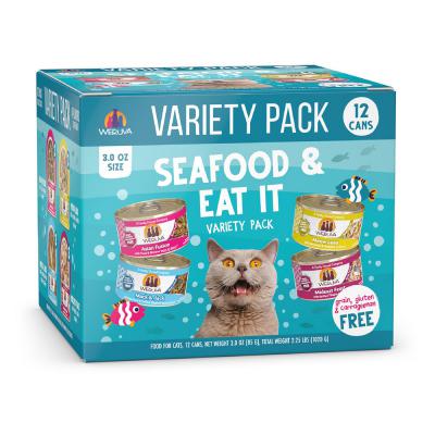 Weruva Classic Cat Seafood & Eat It! Variety Pack 3 oz. 12 pack