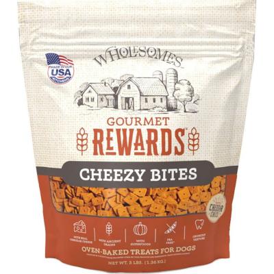 Wholesomes Rewards Gourmet Cheezy Bites Biscuits 3 lb.