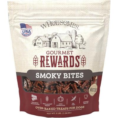 Wholesomes Rewards Gourmet Smoky Bites Biscuits 3 lb.