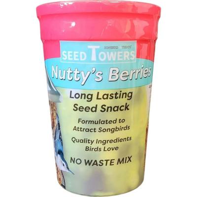 Wildlife Sciences Songbird Treat Tower Nutty's Berries 34 oz.