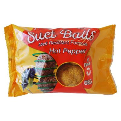 Wildlife Sciences Suet Balls 4 Pack Hot Pepper