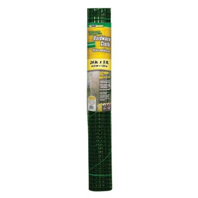 Galvanized Metal Hardware Cloth Fence Green Pvc Coating 24 in. x 5 ft.