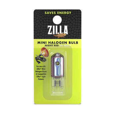 Zilla Mini Halogen Bulb Night Red 50 W