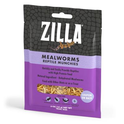 Zilla Reptile Munchies Mealworm 0.5 oz.