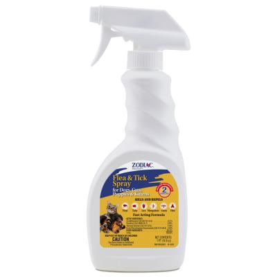 Zodiac Flea & Tick Spray for Dogs Cats Puppies & Kittens 16 fl oz.