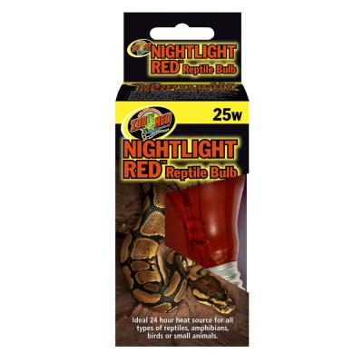 Zoo Med Nightlight Red Reptile Bulb Red 25 W