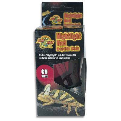 Zoo Med Nightlight Red Reptile Bulb Red 60 W