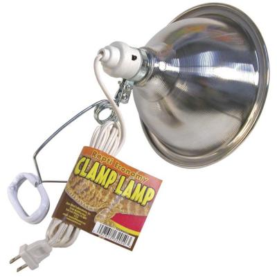 Zoo Med Repti Economy Clamp Lamp Fixture Silver 8.5 in.