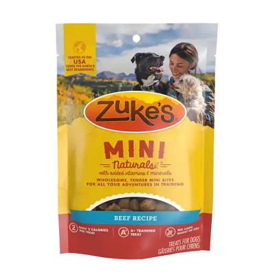 Zukes Mini Naturals Beef Recipe Dog Treats 6 oz.