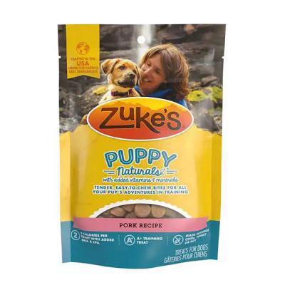 Zukes Puppy Naturals Pork Recipe Dog Treats 5 oz.