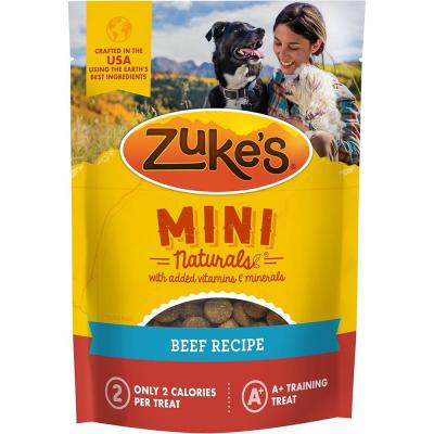 Zukes Mini Naturals Beef Recipe Dog Treats 6 oz.