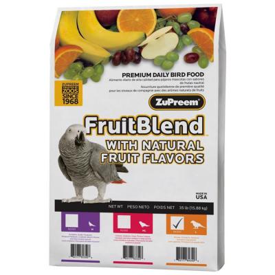 Zupreem Fruitblend Bird Food For Large Birds 35 lb.