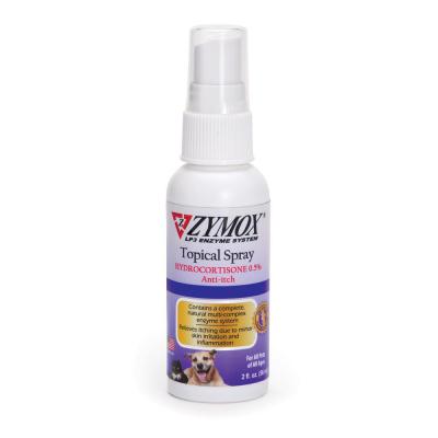 Zymox Topical Spray 0.5% Hydrocortisone 2 fl oz.