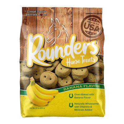 Rounders Horse Treats Banana Flavor 30 oz.